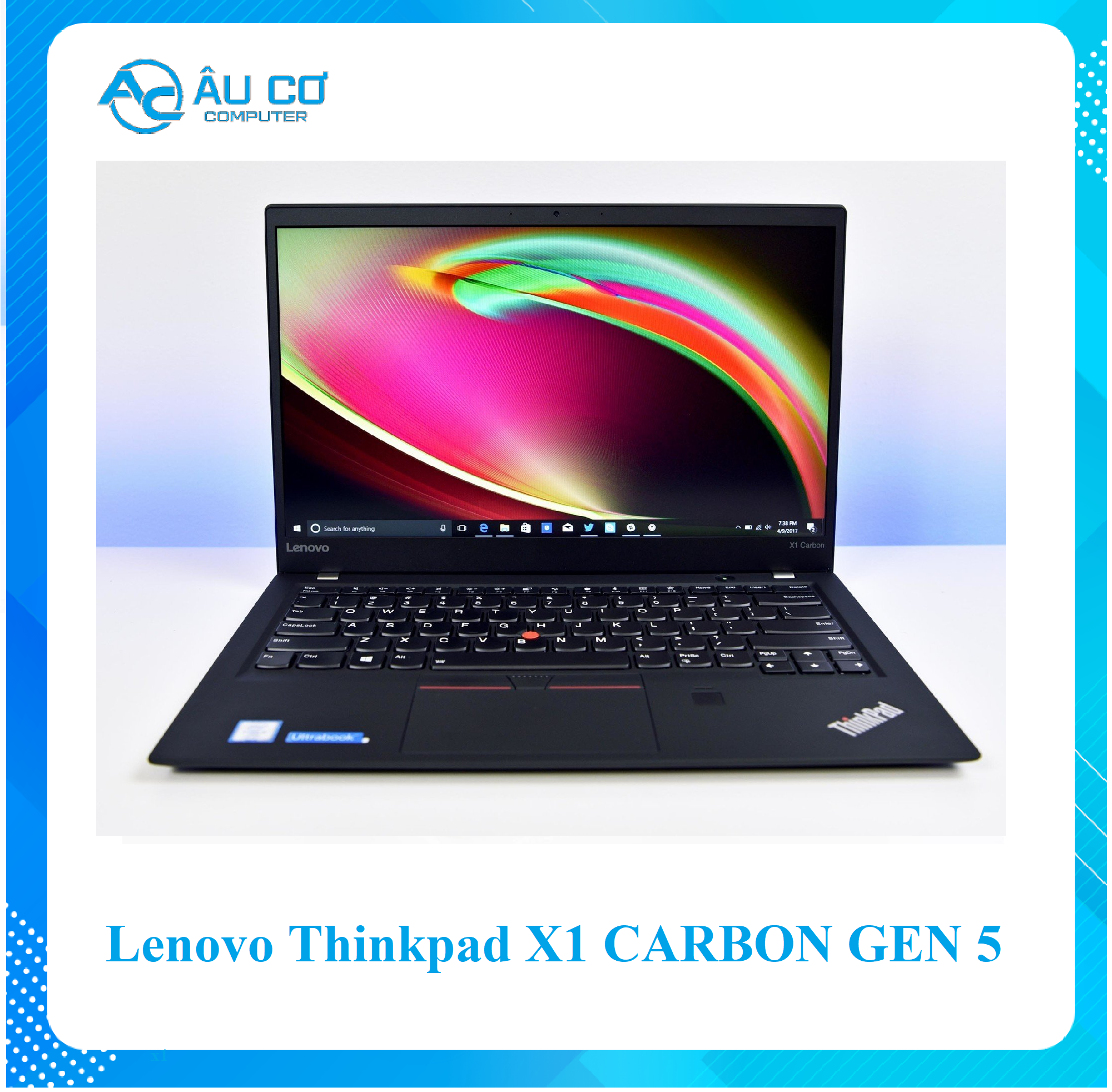 Lenovo ThinkPad X1 Carbon Gen 5 Core i7-7600U RAM 16GB SSD 256GB 14 inch  FHD Windows 10 Pro - Hàng Chính Hãng